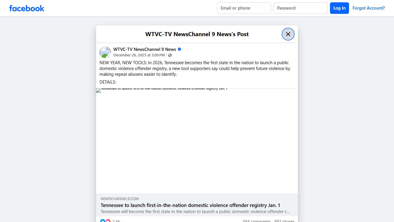 NEW YEAR, NEW TOOLS: In 2026,... - WTVC-TV NewsChannel 9 News Facebook